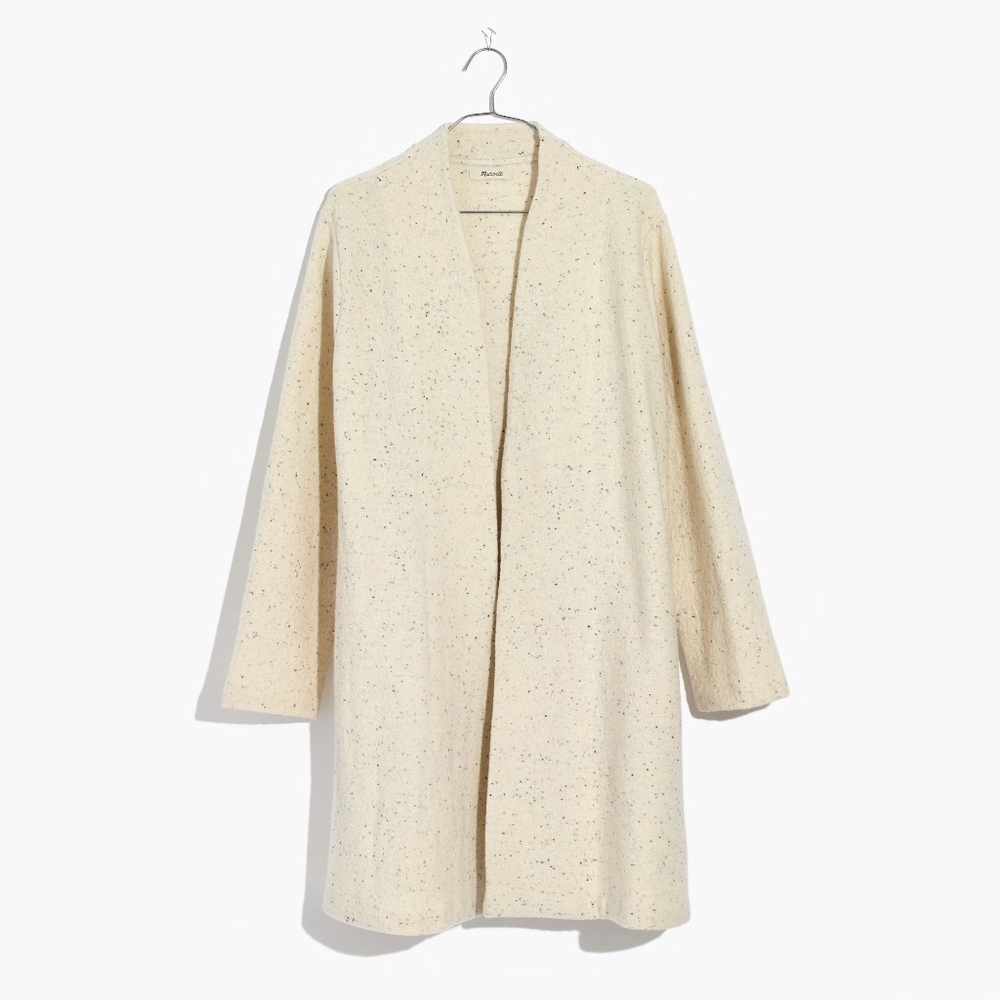 Madewell langley swing coat XS